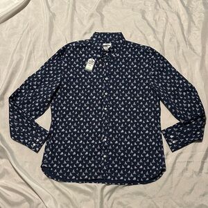 NWT Jos A Bank 1905 Sailboat Nautical
Ocean Anchor Shirt Sz XL